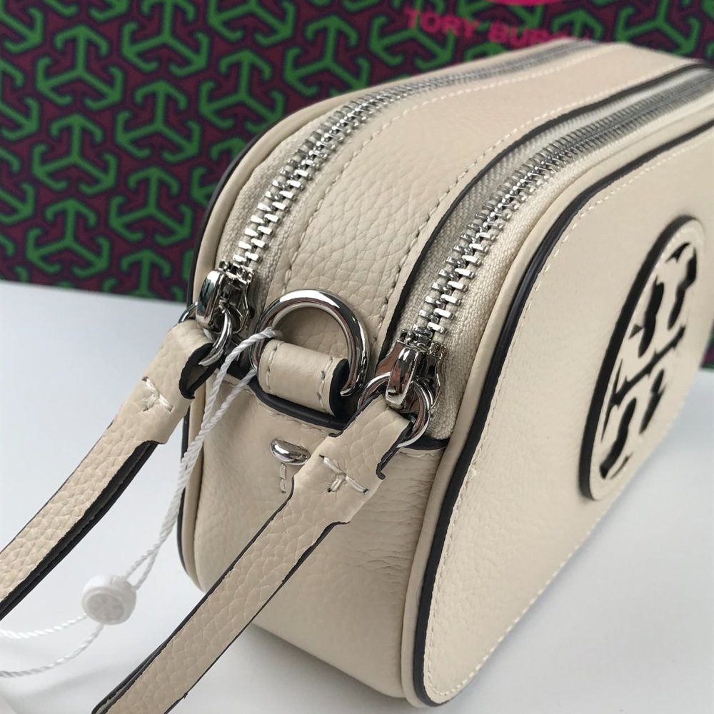 New Ivory Tory Burch Mini Miller Crossbody Bag - Picture 5 of 11